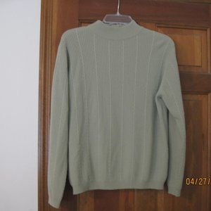Charter Club 100% Cashmere  Lime Green Sweater-S